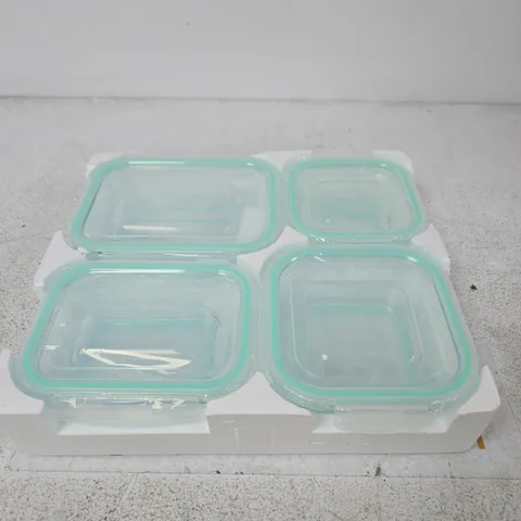ASNEWS EIGHT-PIECE TRANSPARENT STORAGE CONTAINER SET