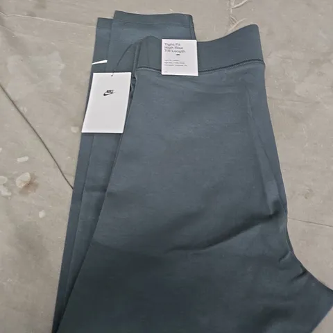 NIKE TROUSERS – DARK BLUE TIGHT FIT AND HIGH RISE SIZE M