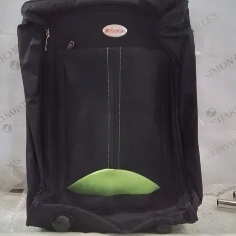 LUGG JUPITER SOFT CABIN BAG BLACK&LIME GREEN