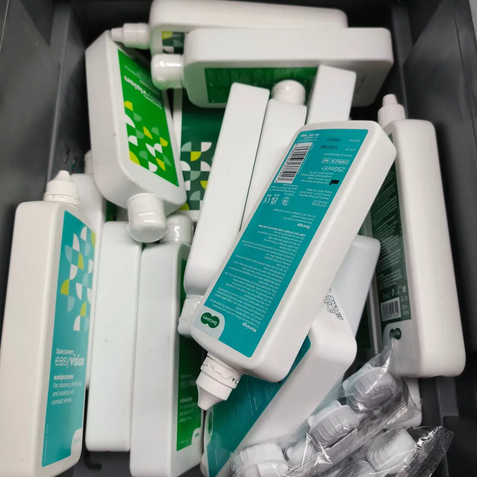 APPROXIMATELY 20 ASSORTED CONTACT LENS SOLUTION PRODUCTS - COLLECTION ONLY 