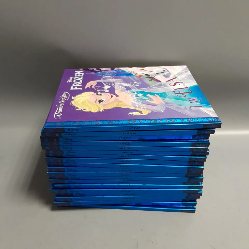 LOT OF APPROX 20 DISNEY FROZEN I AM ELSA HARDBACK BOOKS