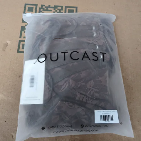 BAGGED OUTCAST SAWYER JUMPSUIT IN MOCHA - LARGE