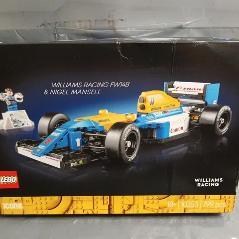 BOXED LEGO ICONS WILLIAMS RACING FW14B SET - 10353