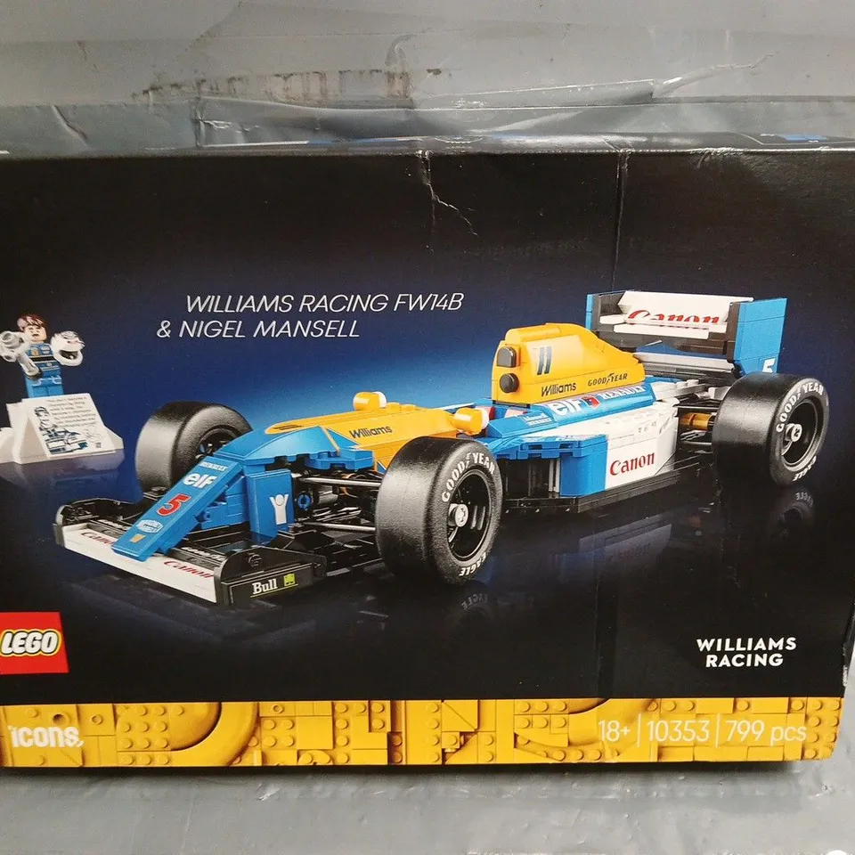 BOXED LEGO ICONS WILLIAMS RACING FW14B SET - 10353