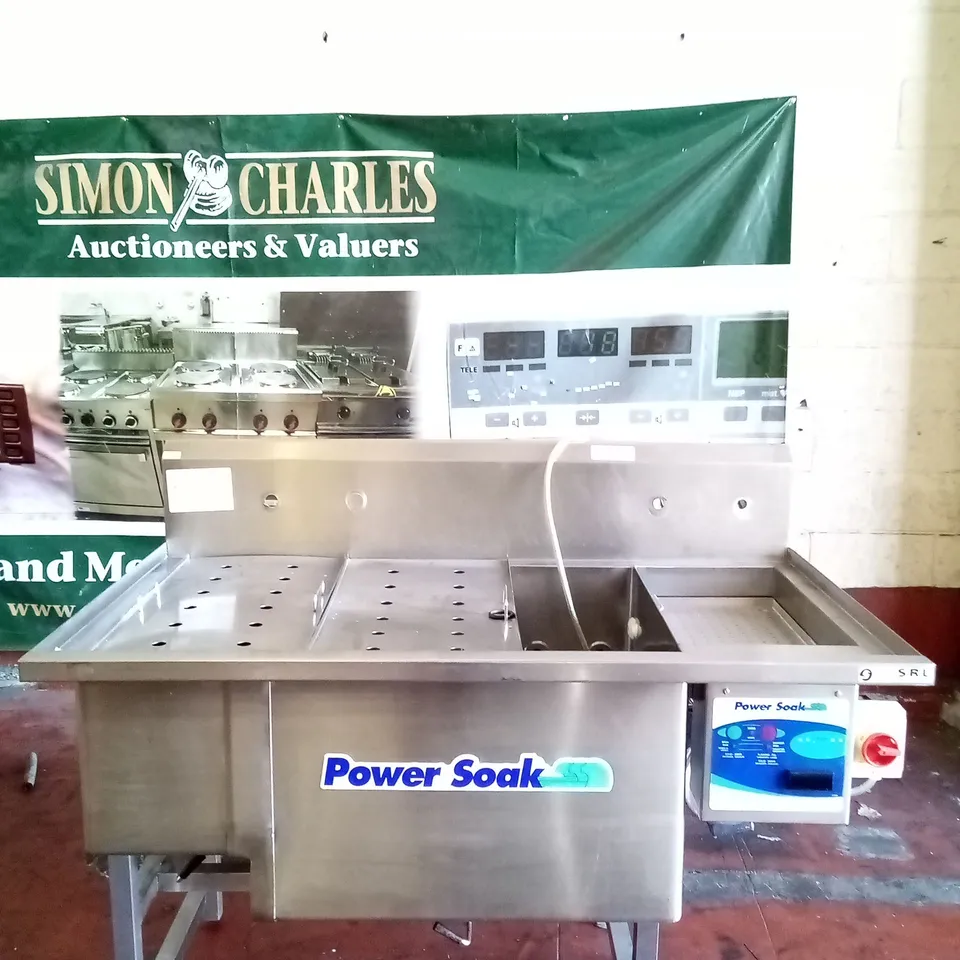 POWER SOAK COMMERCIAL PS200 DISH WASHING STATION