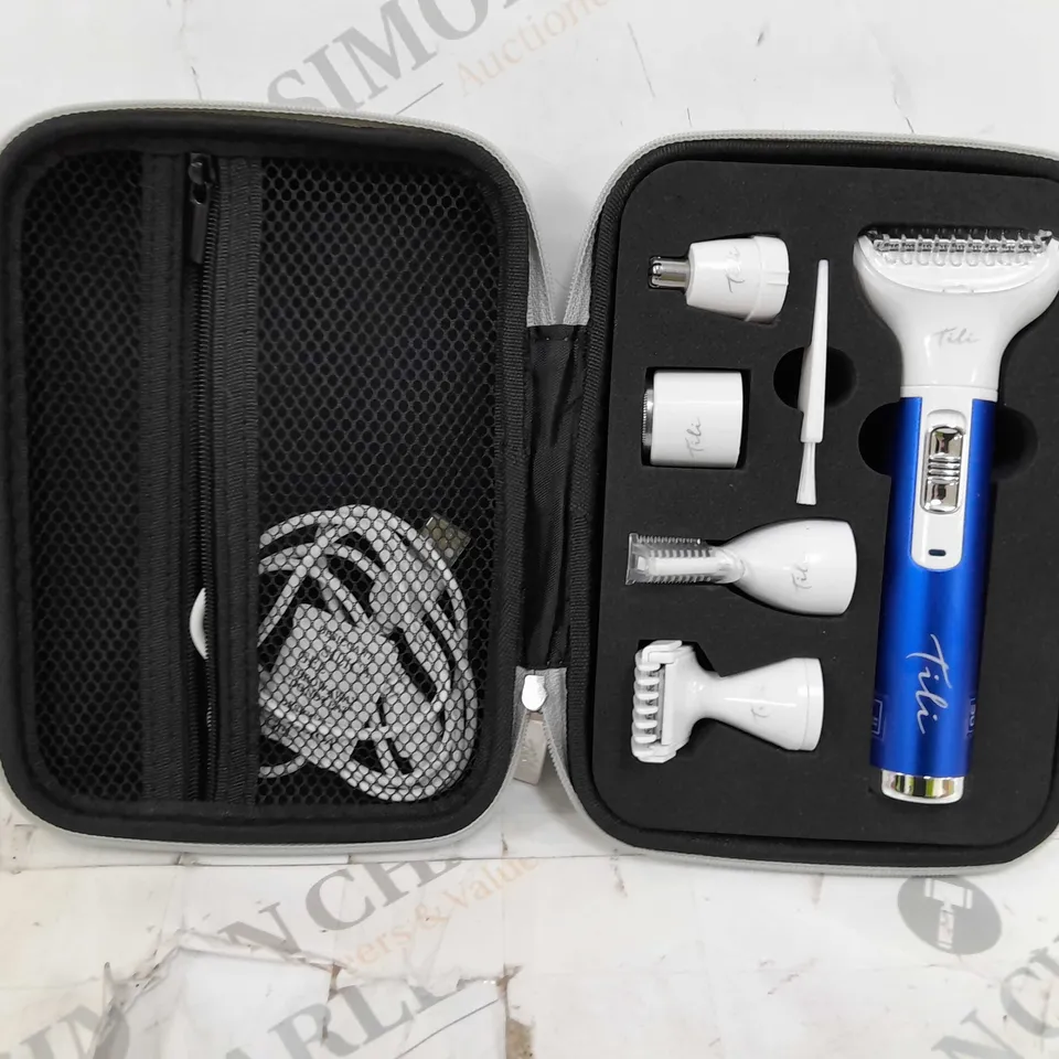 TILI 5-IN-1 MULTI-FUNCTION HAIR REMOVAL KIT - NAVY BLUE 