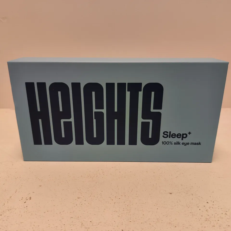 BOXED HEIGHTS SLEEP 100% SLEEP EYE MASK