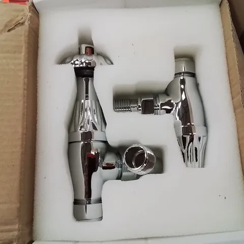BOXED 2 PIECE THERMOSTATIC RADIATOR VALVE SET