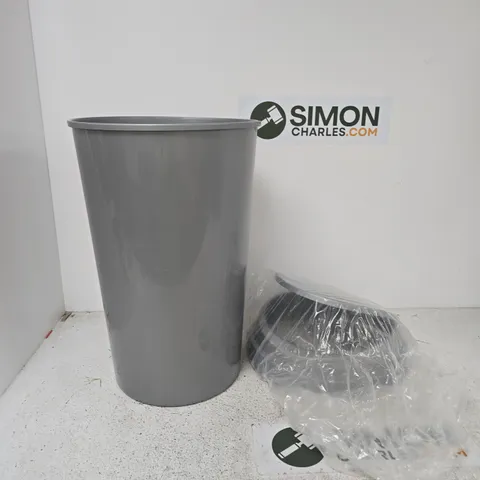 GREY PLASTIC WASTE BIN – 1 UNIT