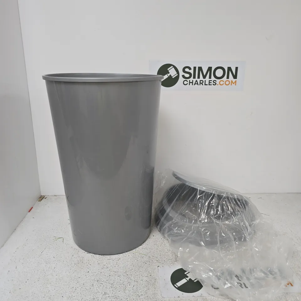 GREY PLASTIC WASTE BIN – 1 UNIT