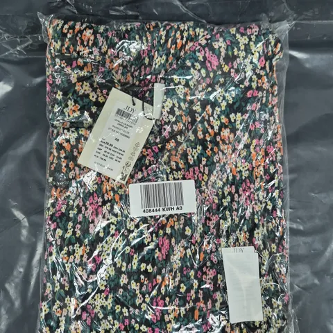 SEALED JDY ELLA PATTERNED LONG SLEEVE SHORT DRESS IN MULTICOLOUR SIZE XS