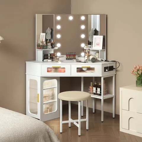BOXED CHANTLE DRESSING TABLE WITH MIRROR (1 BOX)