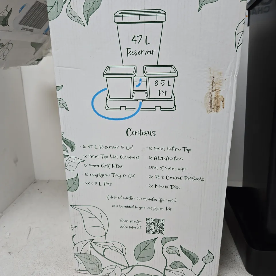 AUTOPOT WATERING SYSTEM KIT – 47L RESERVOIR WITH 2X 8.5L POTS (EASY2GROW)