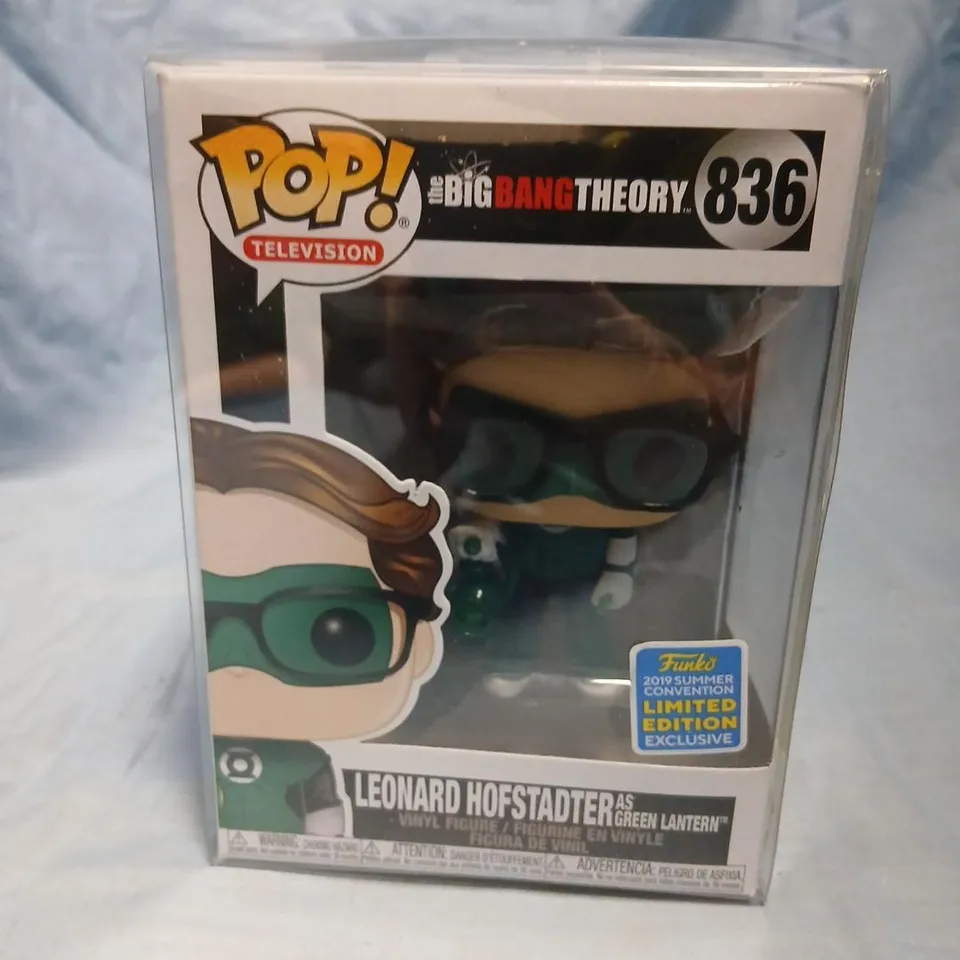 FUNKO POP! TELEVISION: LEONARD HOFSTADTER AS GREEN LANTERN (836) - THE BIG BANG THEORY - LIMITED EDITION EXCLUSIVE