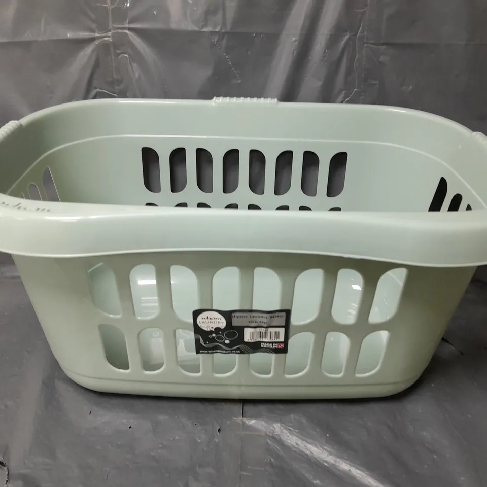 WHAM LAUNDRY HIPSTER LAUNDRY BASKET IN SILVER SAGE