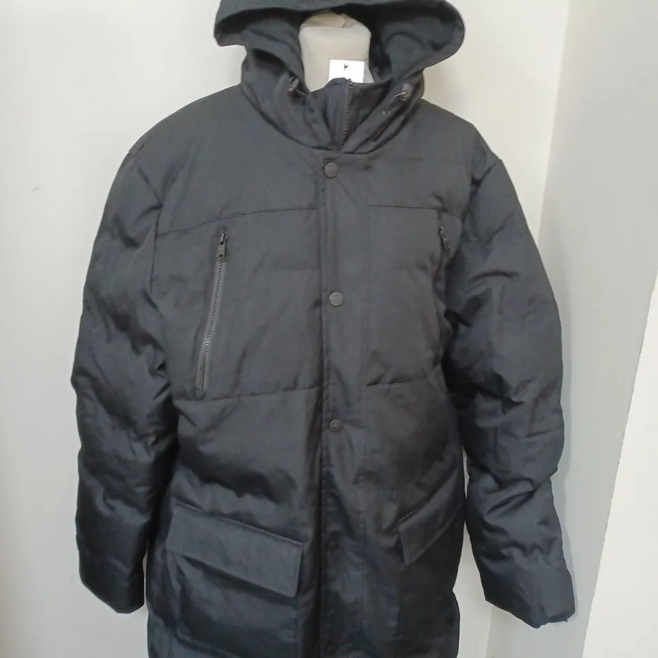 BLACK FRENCH CONNECTION PARKA SIZE XXL