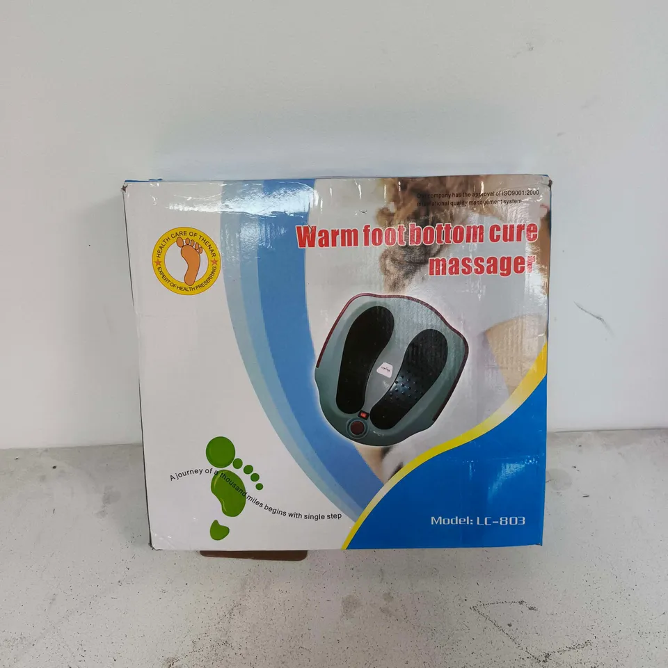 BOXED WARM FOOT BOTTOM CURE MASSAGER