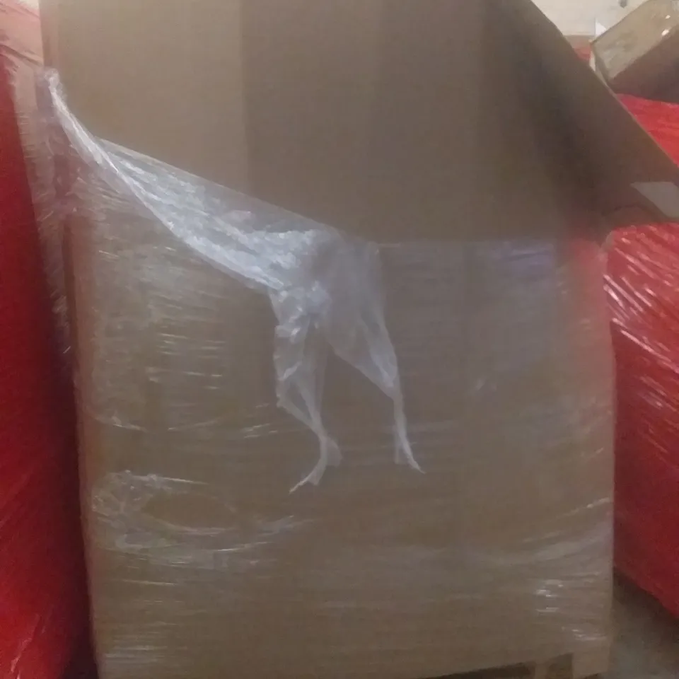PALLET OF ASSORTED ITEMS INCLUDING AIR COOLER, PICTURE FRAME, TOILET SEAT, AIR FRYER