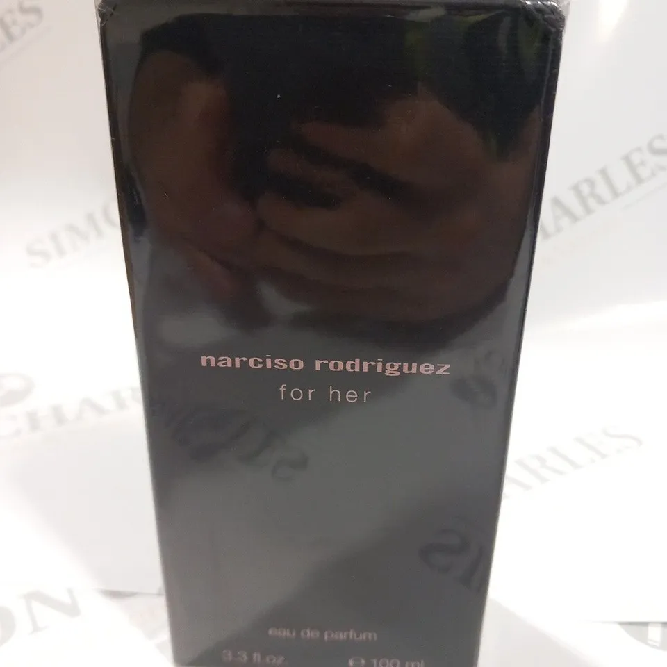 BOXED AND SEALED NARCISO RODRIGUEZ FOR HER EAU DE PARFUM, 100ML