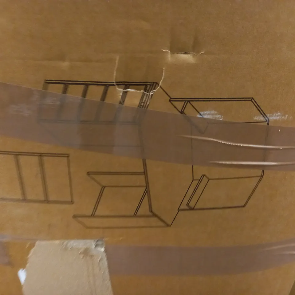 BOXED BLACK DRESSING TABLE - 10F1  /  COLLECTION ONLY