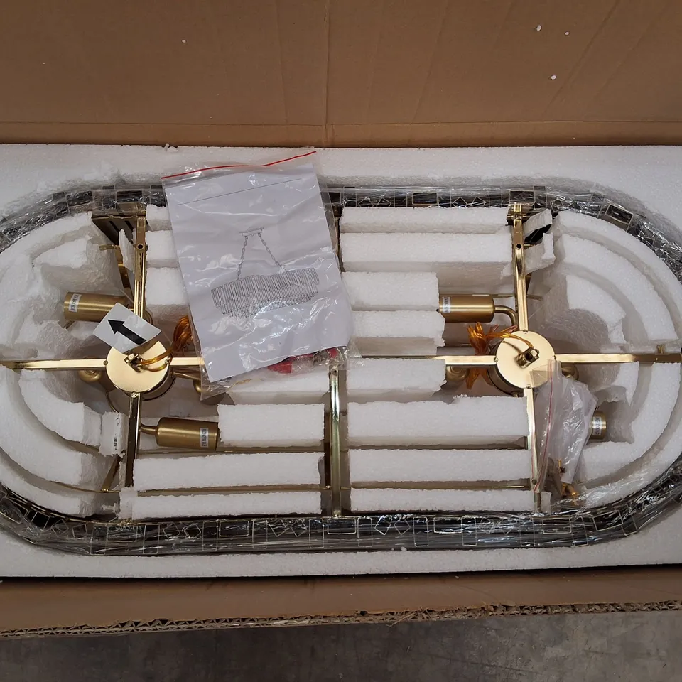 BOXED CRYSTAL CHANDELIER 