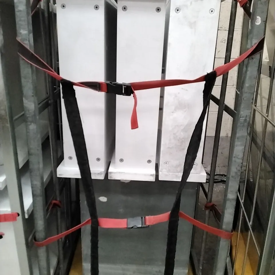 5 CAGES OF ASSORTED FURNITURE PARTS