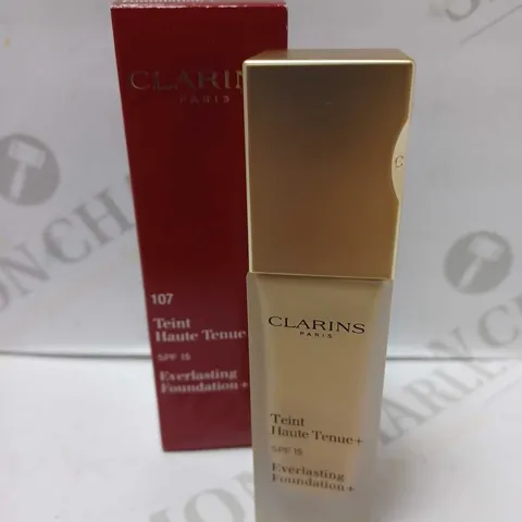 CLARINS EVERLASTING FOUNDATION+ SPF15 30ML - #107 BEIGE