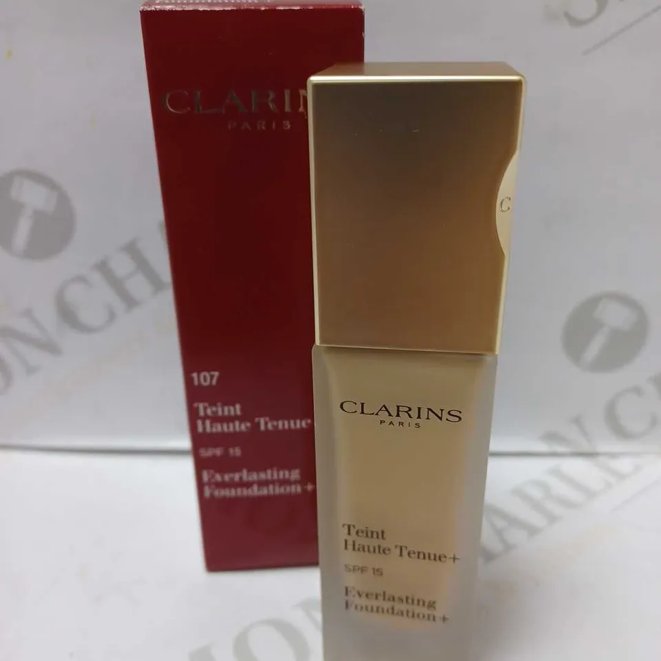 CLARINS EVERLASTING FOUNDATION+ SPF15 30ML - #107 BEIGE