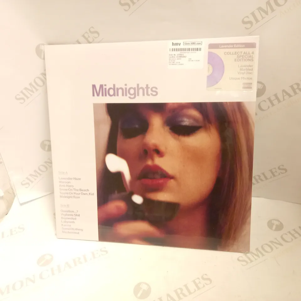 SEALED TAYLOR SWIFT MIDNIGHTS - LAVENDER EDITION VINYL