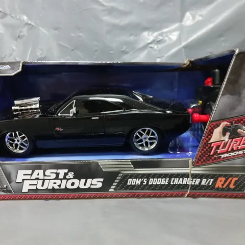 BOXED FAST & FURIOUS DOM'S DODGE CHARGER R/C CAR