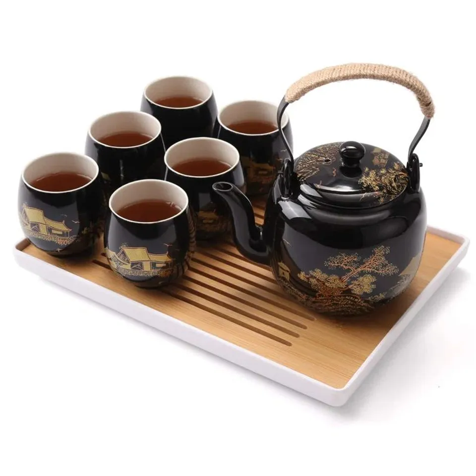 BOXED ROSALIND WHEELER CHRYSTIAN JAPANESE TEA SET