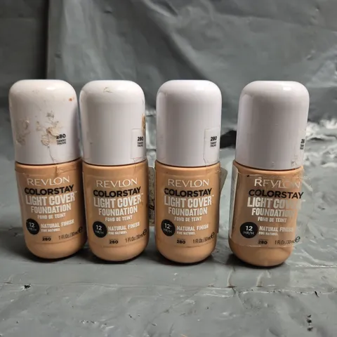 LOT OF APPROXIMATELY 55 REVLON COLOURSTAY LIGHT COVER 30ML FOUNDATIONS - 280 TAWNY FAUVE