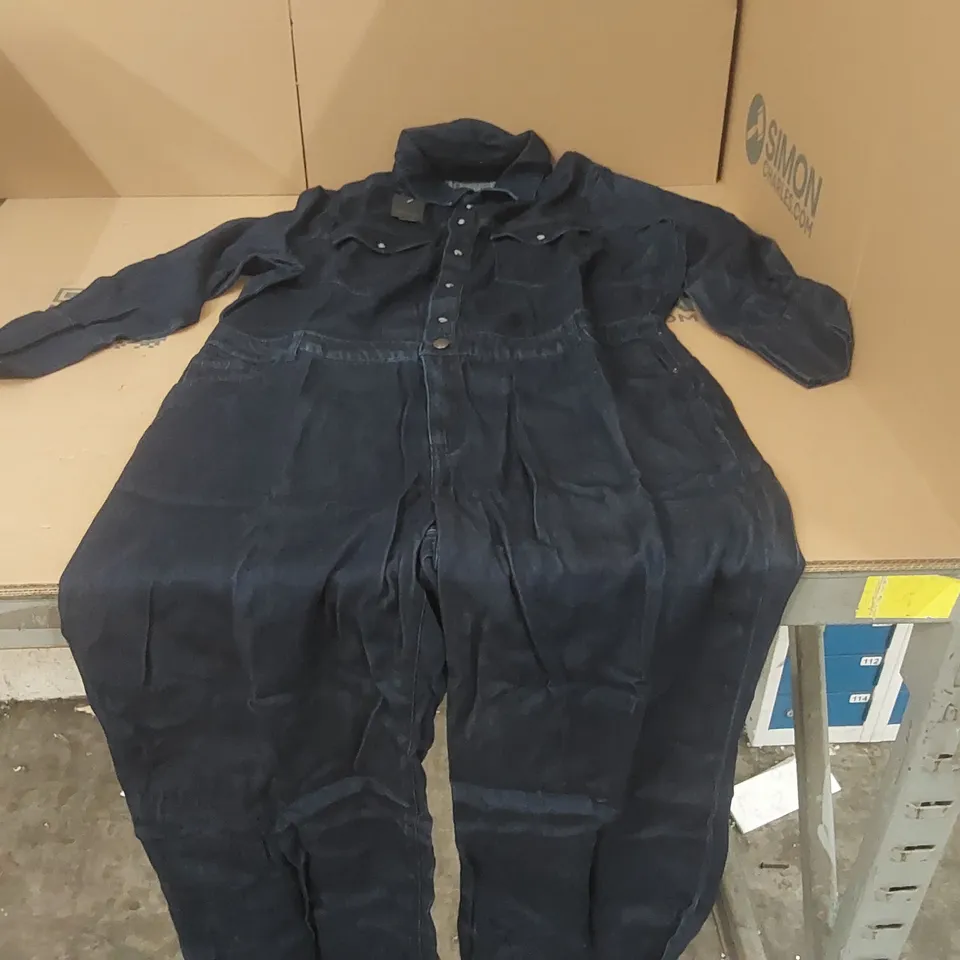 BOX CONTAINING APPROXIMATELY 6x BRAND NEW ANTHOLOGY INDIGO DENIM BOILERSUITS - SIZE 20