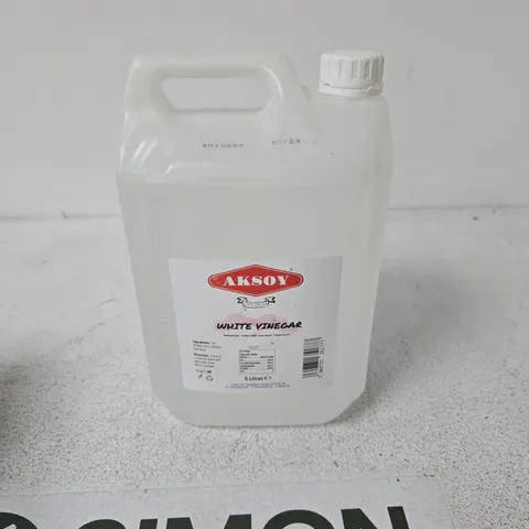 AKSOY WHITE VINEGAR – 5 LITRES