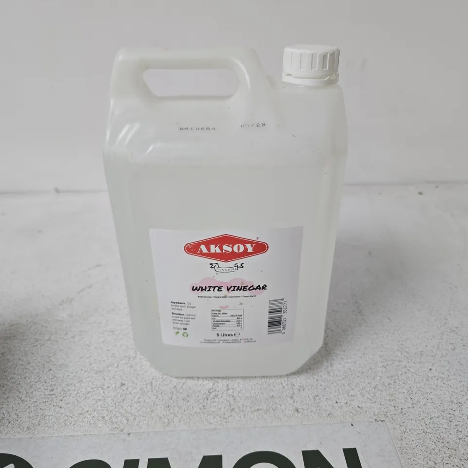 AKSOY WHITE VINEGAR – 5 LITRES