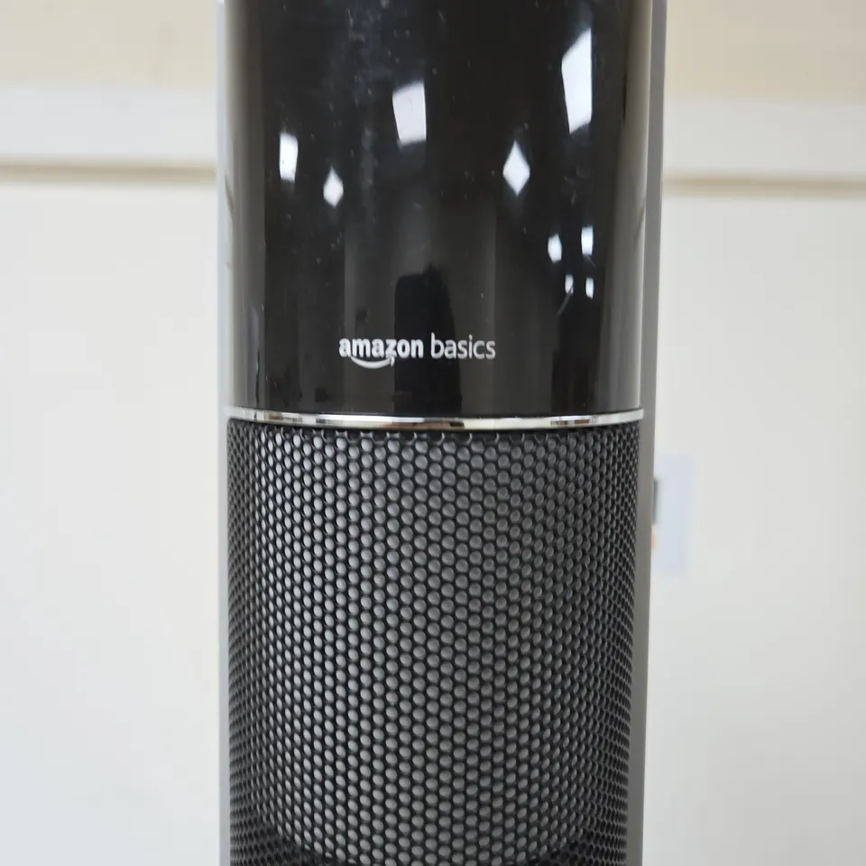 AMAZON BASICS TOWER HEATER – 2200W, 230–240V, OSCILLATING, WITH TIMER