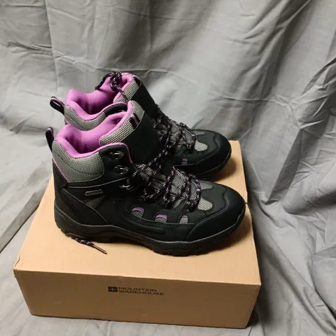 Mountain Warehouse Adventurer Women's Waterproof Walking Boots – Black, UK 5.5