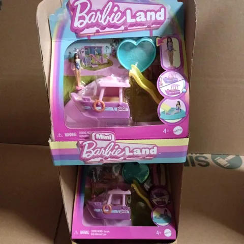 6 X BARBIE MINI BARBIELAND DOLL & VEHICLE TOYS 