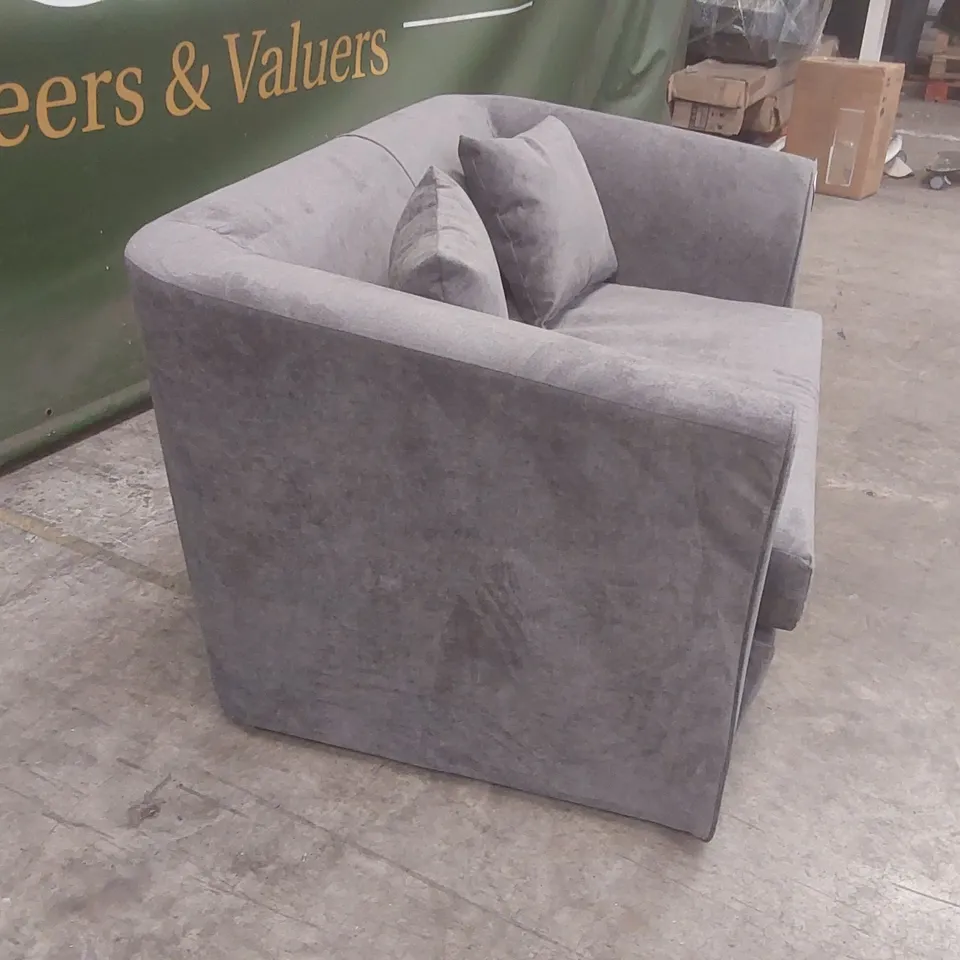 QUALITY DESIGNER KENSTER FABRIC UPHOLSTERED SOFA BED