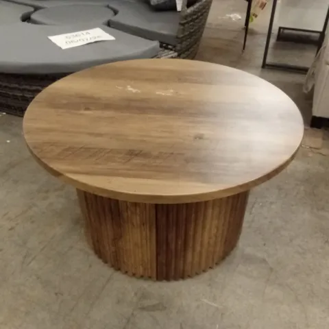 PEDESTAL COFFEE TABLE