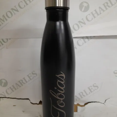 INSULATED METAL DRINKS BOTTLE BLACK