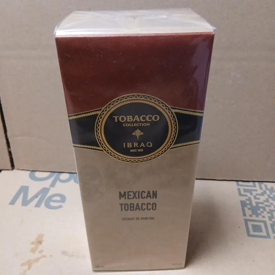 BOXED AND SEALED TOBACCO COLLECTION IBRAQ MEXICAN TOBACCO EXTRAIT DE PARFUM 100ML
