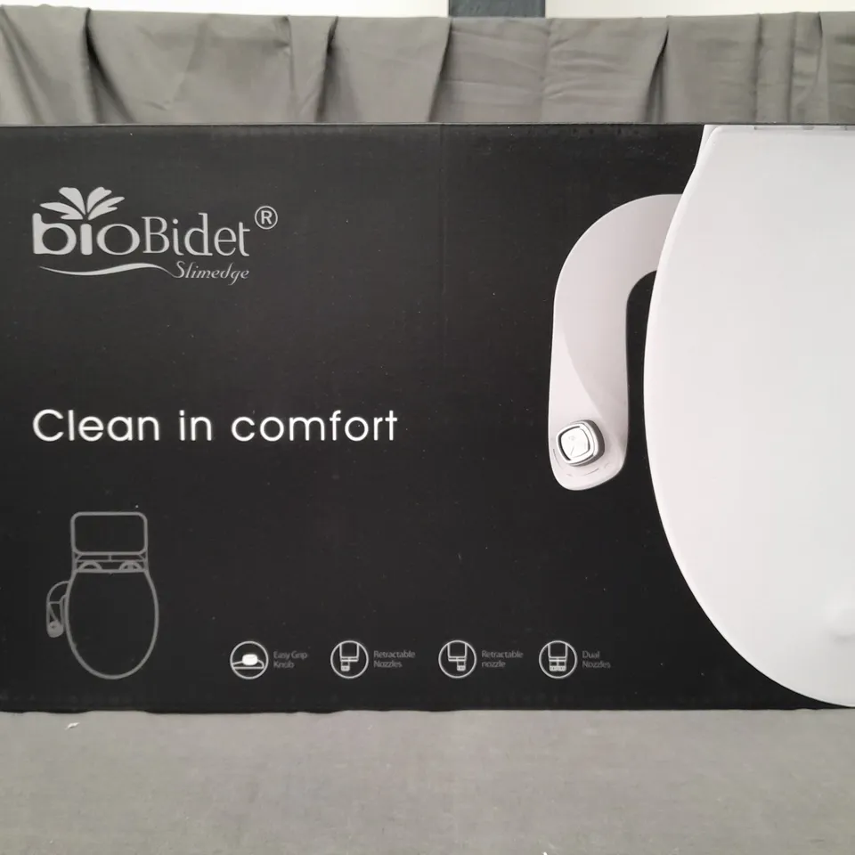 BOXED BIOBIDET SLIM EDGE BIDET ATTACHMENT