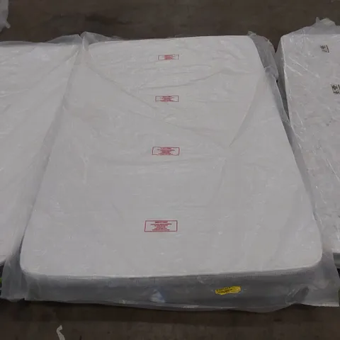 QUALITY BAGGED 4' SMALL DOUBLE HYBRID NATURAL OPEN COIL MEMORY FOAM MATTRESS