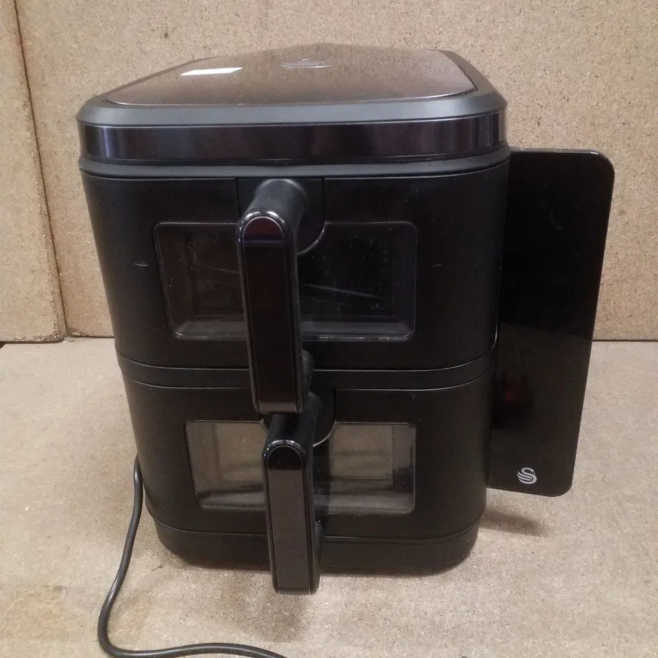 BOXED SWAN SD10522BLK DUO LAYER 11L AIR FRYER