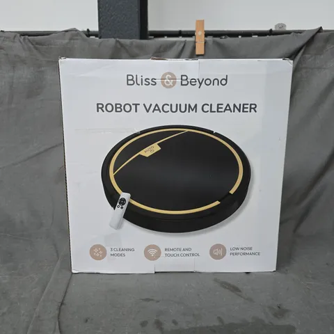 BOXED BLISS & BEYOND ROBOT VACUUM CLEANER