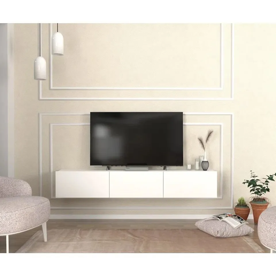 BOXED MELFRED TV STAND FOR TV'S UP TO 78"