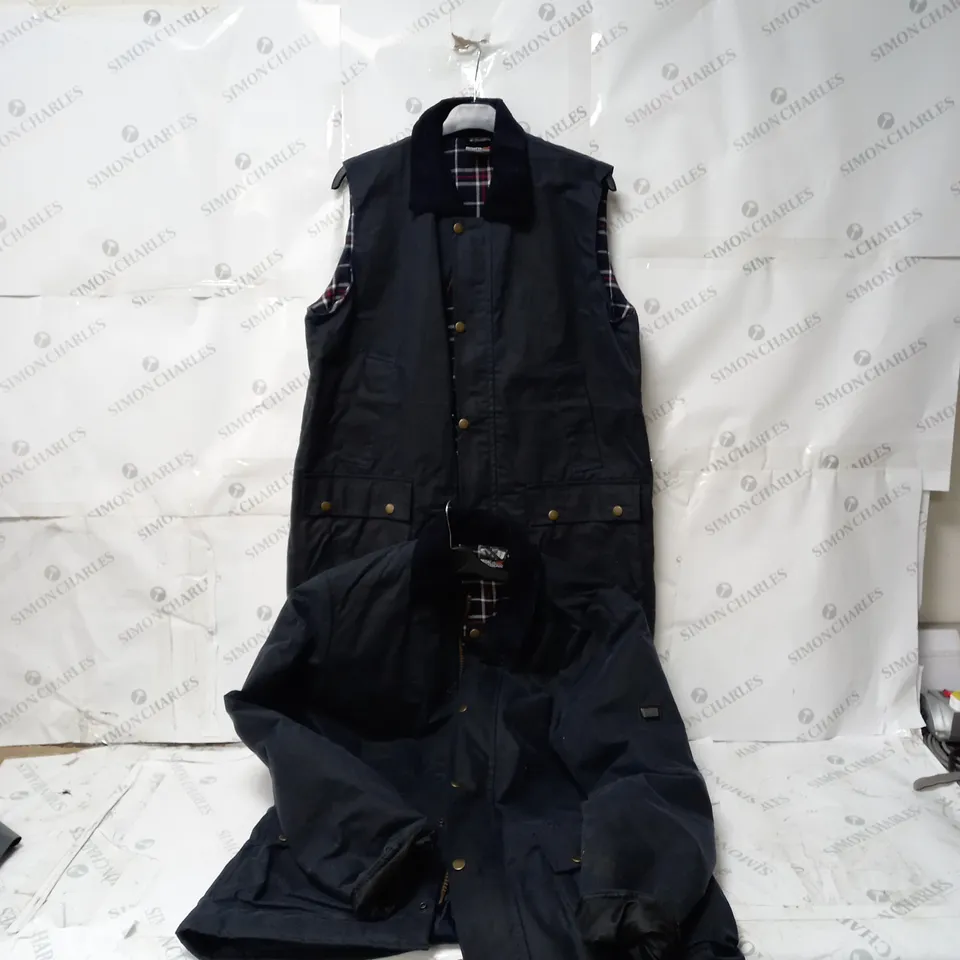 BOX OF 10 REGATTA COATS IN BLUE, BLACK AND GREEN