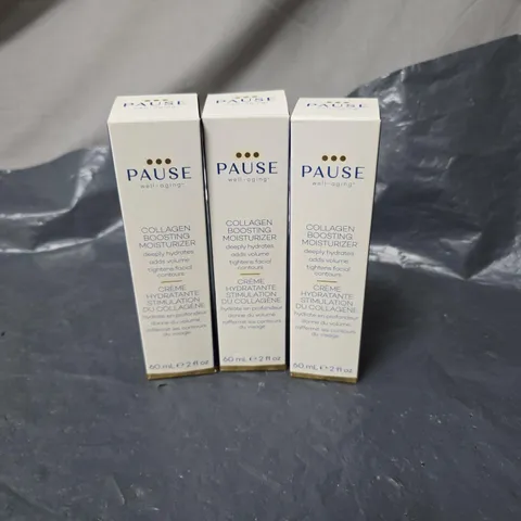3 X PAUSE COLLAGEN BOOSTING MOISTURIZER 60ML 