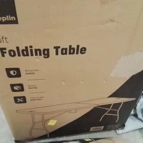 BOXED KEPLIN 6FT FOLDING TABLE